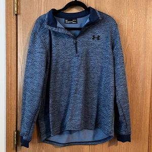 Blue Under Armour Quarter Zip Sweatshirt